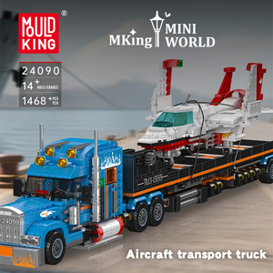 MOULD KING 24090 Camión de Transporte de Aviones, Bloques de Construcción, Set de Construcción MOC, Ladrillos de Ensamblaje, Juguetes de Regalo para Adultos y Niños - Product Image 2