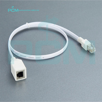 Ligne téléphonique RJ12 6P6C câble d'extension mâle à femelle pour modem fax routeur DSL VDSL ISDN Ethernet Internet LAN éclairage LED