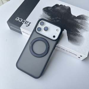 Luxury Matte Magnetic TPU+PC Shockproof Phone Case with Hidden <b>Stand</b> and Frosting Design <b>for</b> 17 - Product Image 3