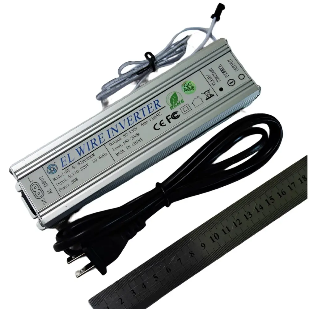 Vendi bene in tutto il mondo AC110V ~ 240V 180M ~ 200M EL wire inverter/200M EL wire drive/A1 size EL retrolight Inverter