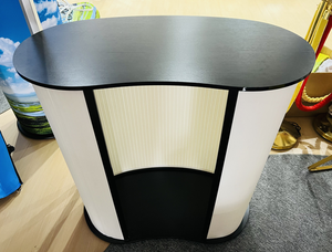 Vendite calde mostra portatile di alta qualità Display in PVC contro la curva della fiera tavolo di promozione da Meris - Product Image 2