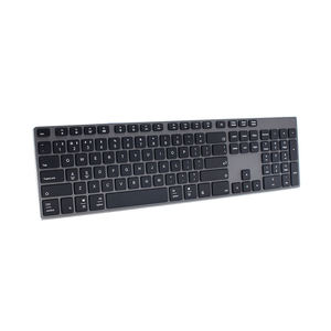 คีย์บอร์ดบลูทูธไร้สายอลูมิเนียม OEM Magic Office รุ่น BCM20730 ภาษาเยอรมัน สำหรับ Apple Macbook Smart Keyboard - Product Image 1