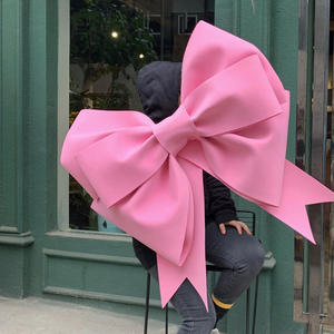 Décoration murale surdimensionnée pour Noël, nœuds suspendus pour boutique <span class=keywords><strong>en</strong></span> plein air, décoration de scène de Noël - Product Image 2