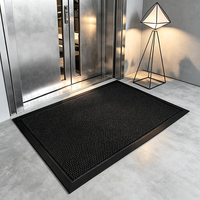 Tapis de sol en maille élastique noire, flexible, en filet extensible, à grille alvéolée, pour entrée, garage, atelier, vente en gros, taille personnalisée