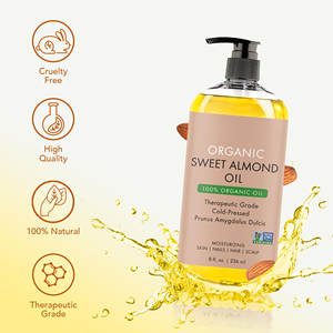 <span class=keywords><strong>Aceite</strong></span> corporal <span class=keywords><strong>de</strong></span> almendra dulce orgánico USDA prensado en frío natural <span class=keywords><strong>para</strong></span> piel, cara, <span class=keywords><strong>uñas</strong></span>, cuero cabelludo y masaje - Product Image 3