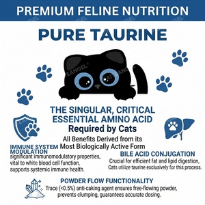 Suplemento de Taurina en Polvo para Gatos, 99.9% Puro, Frasco de 60g, para la Salud del Corazón y la Visión de los Gatos - Product Image 3