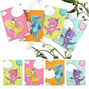 Tarjetas de Agradecimiento Jude Lyjenny de 250g, Papel Artístico con Diseño de Dinosaurios, para Mujeres y Maestras, Impresión Offset CMYK+Lámina Dorada Mate - Product Image 1