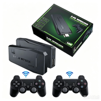 Manette de jeu rétro avec sortie 4K, manettes sans fil 2.4G, console de jeu vidéo classique