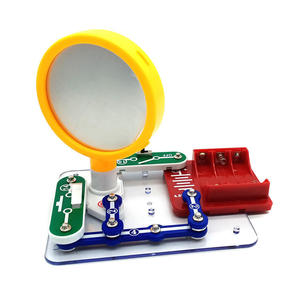 Kit STEM DIY Miroir Infini Blocs de Construction Électroniques Modulaires Expérience d'Optique Visuelle Boîtier de Circuits Sûr Sans Soudure - Product Image 4
