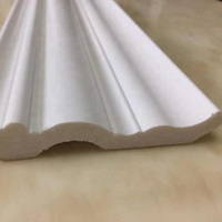 Moldura de rodapié de cornisa de techo PS de poliuretano de diseño moderno para decoración de interiores para apartamentos