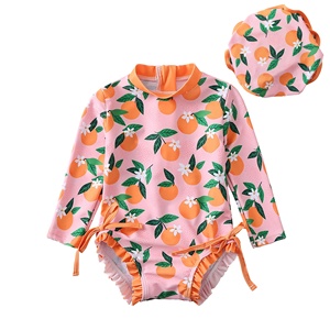 Nouveau <span class=keywords><strong>maillot</strong></span> de <span class=keywords><strong>bain</strong></span> une pièce pour bébé pour filles <span class=keywords><strong>maillot</strong></span> de <span class=keywords><strong>bain</strong></span> à couverture complète grande taille imprimé fleuri 1pc costume - Product Image 6