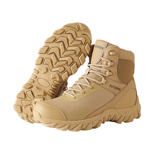 Kích Thước Lớn Ngoài Trời Chiến Thuật Conbat Khởi Động Cho Mùa Đông Không Thấm Nước Chống Tĩnh Điện EVA Lưới Cao Su Thoải Mái Đi Bộ Đường Dài Leo Núi - Product Image 4