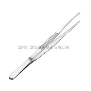 Pinzas para barbacoa de acero inoxidable, transfronterizas, extendidas, antideslizantes, resistentes a altas temperaturas, aptas para uso alimentario, adecuadas para - Product Image 4