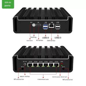 Mini PC BKHD sin Ventilador J1900 N2840 J5005 J6412 5405U 4 LAN 6 LAN Red Industrial - Product Image 2