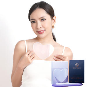 Coussinets de poitrine en silicone anti-rides coeur soins de la peau naturels meilleur anti-rides patchs en silicone réutilisables anti-âge vente en gros - Product Image 2