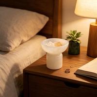 Diffuseur d'arômes en marbre naturel sculpté à la main de luxe, bol d'aromathérapie pour huiles essentielles, décoration de bureau, maison, hôtel
