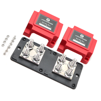 48V DC 400A Module robuste 8x 3/8 "M10 Stud Terminal Bloc de distribution de batterie BusBar Box Car Audio Power Distribution Block