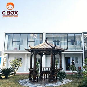 Cbox Prefabricated Construction Site Office Modular Community Center Mobile Teaching Buildings Flat Pack Container House - Product Image 2