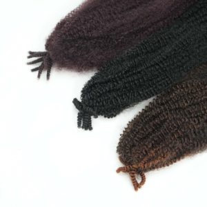 Amygirl 16-36 pouces, extensions de cheveux synthétiques pré-étirées, afro kinky marley twist, tresses souples pré-séparées, 8 - Product Image 4