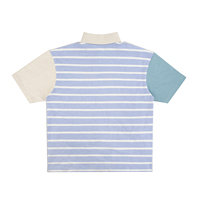 Polo de algodón unisex para hombre con manga corta, nueva Etiqueta de bloque de color sólido de tendencia para deporte y golf, disponible para venta al por mayor