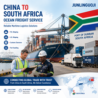 Transitaire maritime de Chine vers l'Afrique du Sud, agent d'expédition DDP, LCL Express, porte à porte, service d'approvisionnement Amazon FBA Alibaba