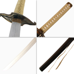Populaire Anime arme Bleach <span class=keywords><strong>Ulquiorra</strong></span> Schiffer épée bambou enfants jeu de rôle jouet Katana épées en bois pour Cosplay jouant garçons - Product Image 5