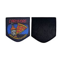 Écusson tissé personnalisé avec logo d'équipe, logo de club à coudre ou à repasser, badge brodé, applique en tissu pour le sport
