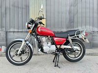 Motocicleta Suzuki GN125 de 125cc, Refrigerada por Aire, Bajo Consumo de Combustible, Motocicleta Urbana Resistente para Viajes Diarios de Adultos