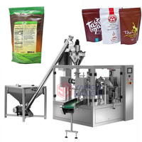 Machine de remplissage et d'emballage automatique de poudre de jus 200g 500g 1kg Machine de remplissage de sac de lait en poudre Doypack