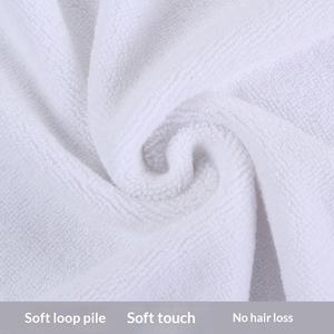 Tapis antidérapant 100 % coton pour chambre d'hôtes, jacquard blanc, absorbant l'eau, épaissi, fournitures hôtelières, <span class=keywords><strong>serviette</strong></span> de sol pour salle de bain - Product Image 3