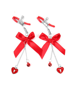 Juguetes sexuales femeninos: Lindo colgante de lazo, clip ajustable para el pecho, equipo de tortura SM, juguetes sexuales, accesorios de castigo para parejas. - Product Image 4