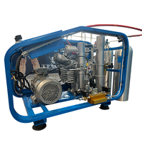 Compresor de Buceo Portátil Lubricado por Pistón de Tres Etapas de Alta Caudalidad, 320 l/min