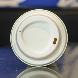 Double Coffee With No Lid Disposable Single Wall Bagasse Paper Cup 1.5Oz