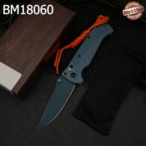 Cuchillo Plegable BM18060 con Hoja de Acero Inoxidable Tipo Drop Point, Mango de Fibra de Nylon, para Camping, Uso Diario, con Apoyo para el Pulgar, OEM - Product Image 1