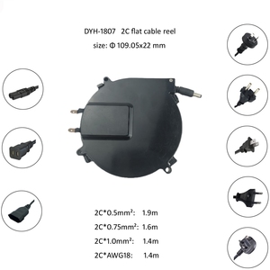 Cable de Alimentación de 2 Metros, Mini Enrollador de Cable Retráctil, Cables de Extensión para Electrodomésticos - Product Image 2