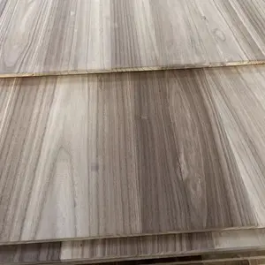 कस्टम पाउलाउनिया लकड़ी का बोर्ड प्राकृतिक लकड़ी का रंग कार्बोनाइजेशन पाउलाउनिया ठोस लकड़ी का पैनल