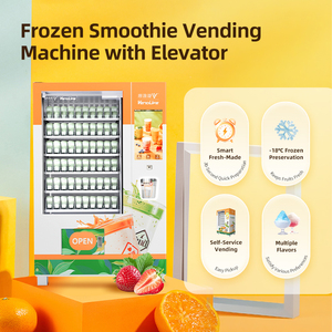 Máquina Expendedora de Smoothies de Frutas Frescas Refrigeradas Personalizada, con Gestión Basada en la Nube SDK, Monitoreo Remoto y Punto de Acceso <span class=keywords><strong>WiFi</strong></span> - Product Image 4