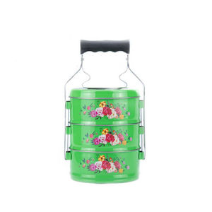 Vendita calda scatola in acciaio inossidabile/3 strati porta pranzo al sacco/contenitore per alimenti in metallo con <span class=keywords><strong>Cabas</strong></span> in acciaio - Product Image 6