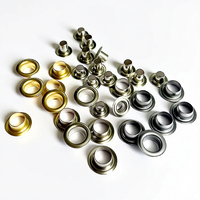 Kit de passants métalliques de haute qualité en gros d'usine, œillets métalliques sur mesure et rondelles pour artisanat du cuir, sacs et bâches