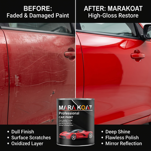 Pintura en Aerosol Acrílica 2K MARAKOAT, Resistente al Calor y al Polvo, para Repintado Automotriz Profesional, para Pintores del Mercado Africano - Product Image 2