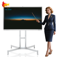Nouveau style 2026 : Tableau blanc interactif éducatif Android 15 4K UHD avec design d'interface utilisateur (UI) amélioré et stylet pour enseignants (IFPD)