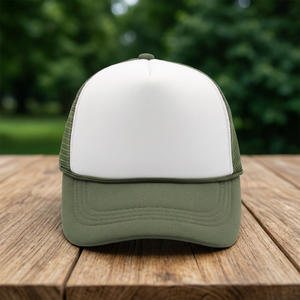 Plain <b>Cheap</b> 5 Panel Curved Brim Sponge 100% Polyester Mesh Y2K Hip Hop Cycling Beach Performance Trucker Cap - Product Image 2
