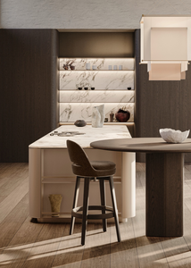 Mueble de Cocina Moderno con Encimera de Mármol y Acabado de Madera para Diseño de Hogar Contemporáneo - Product Image 4