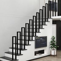 Offre Spéciale Golden Steps Banister Main courante Rail de sécurité Rampe d'escalier intérieur avec kit de support