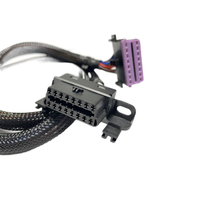 Lector de Códigos OBD2 Universal de 12V, Herramienta de Diagnóstico de Motor con Programación de ECU J1962, Cable Divisor en Y