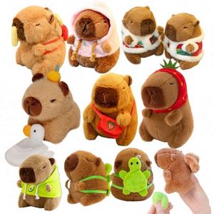<b>Mini</b> Cute Capibara Keychain for Llaveros De Capibaras Pendant Stuffed Animal Toy for Car Keys <b>Backpacks</b> Daily Use - Product Image 5