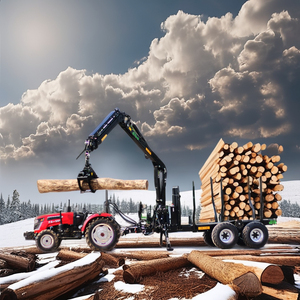 Grue forestière rotative à <span class=keywords><strong>grappin</strong></span> pour bois, remorque forestière pour l'industrie forestière, alimentation électrique, neuve pour tracteur - Product Image 5