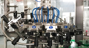 Machine de remplissage automatique de bouteilles de bière en verre 3-en-1, ligne d'embouteillage isobare avec machine de pré-évacuation à <span class=keywords><strong>double</strong></span> vide - Product Image 4