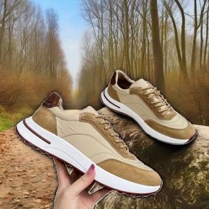 Famosas Zapatillas de Piel de Lujo para Hombre, Transpirables, Ligeras, Casuales, para Caminar, Estilo Espadrille - Product Image 2