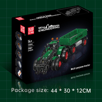 MOULD KING 17095 Kits de construction techniques Tracteur multifonction motorisé Jouets pour enfants Camion Briques